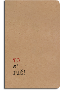 BUL1-2 Notes linkovaný - A5 - kraft - to si piš -1 BUL1-2 Notes linkovaný - A5 - kraft - to si piš -1