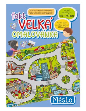 BO905 Fakt velká omalovánka - Město-3 BO905 Fakt velká omalovánka - Město-3