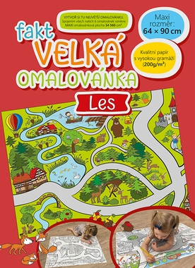 BO907 Fakt velká omalovánka - Les-1