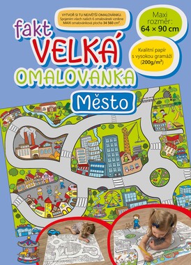 BO905 Fakt velká omalovánka - Město-1 BO905 Fakt velká omalovánka - Město-1