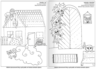 BO752 Grafomotorická omalovánka - A4 - Pohádky-1