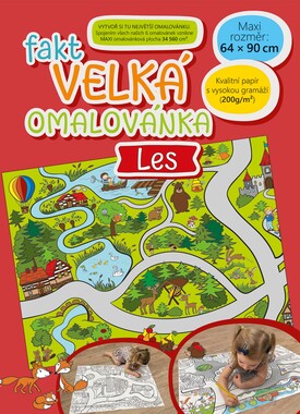 BO907 Fakt velká omalovánka - Les-1 BO907 Fakt velká omalovánka - Les-1