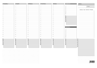 OS090 Stolní plánovač A3 - týd. mapa - 30 listů-1