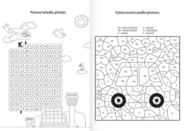 BO765 Omalovánka A4 - Procvičujeme abecedu - Ve světě dopravy-2 BO765 Omalovánka A4 - Procvičujeme abecedu - Ve světě dopravy-2