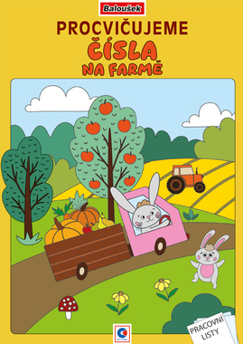 BO766 Omalovánka A4 - Procvičujeme čísla - Na farmě-1